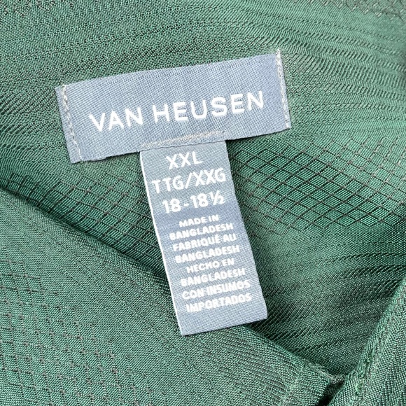 NWT - Van Heusen Classic Fit Short Sleeve Shirt - 2X Large - Picture 7 of 8